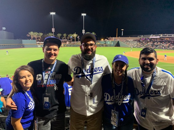 Dodger Fans at Aviator Game | Wonderful World of Bree