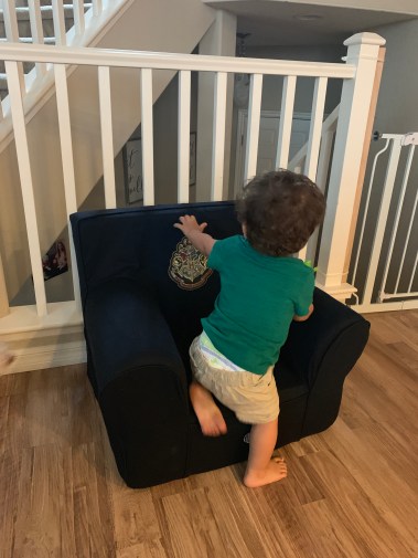 Baby in Harry Potter Chair | Wonderful World of Bree