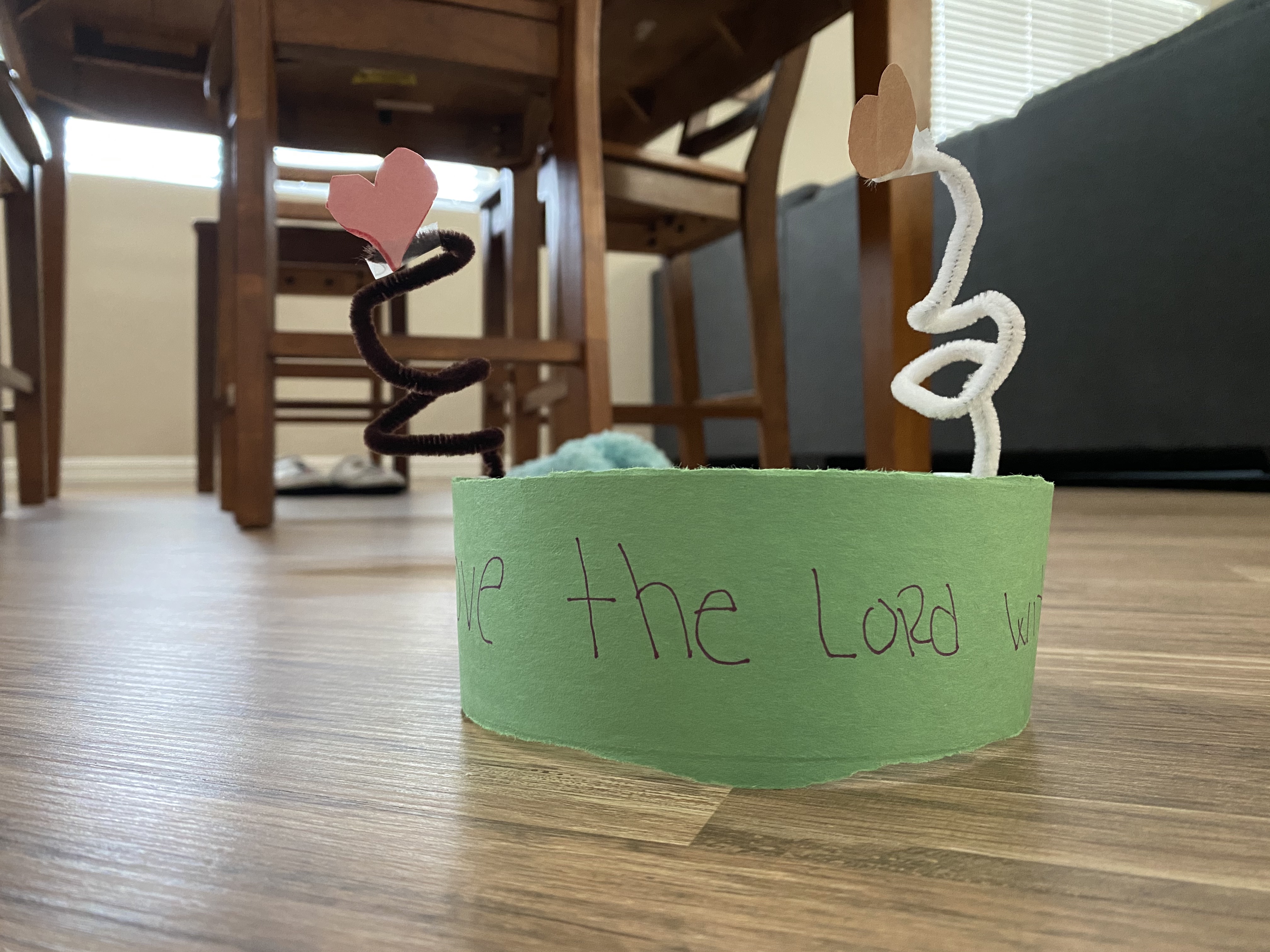Sunday School at Home - love god with your mind headband